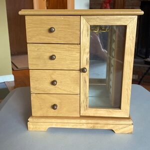 Jewelry Box; 4 drawer; side opening door